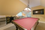 Multi Level Bonus Area in Garage with Foosball Table & Pool Room